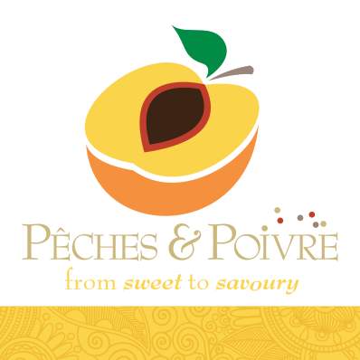 Pêches et Poivre from sweet to savoury