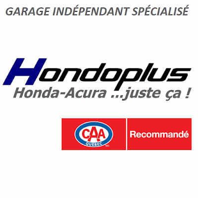 Membre Hondoplus | Spécialisé Honda Acura, garage indépendant Recommandé CAA-Québec dans Québec City QC