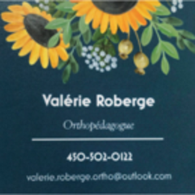 Valérie Roberge Orthopédagogue